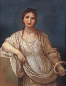 王冠を持つ少女の肖像画